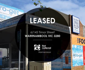 Offices commercial property leased at 6/145 Timor Street Warrnambool VIC 3280