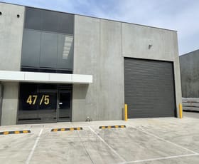 Factory, Warehouse & Industrial commercial property leased at Unit 47/5 Scanlon Dr Epping VIC 3076