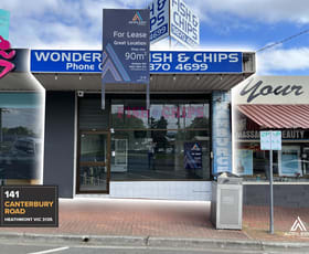 Shop & Retail commercial property leased at 141 Canterbury Road Heathmont VIC 3135