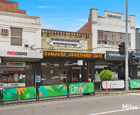 Shop & Retail commercial property leased at 209 Upper Heidelberg Road Ivanhoe VIC 3079