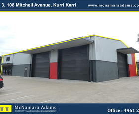 Factory, Warehouse & Industrial commercial property leased at Unit 3/108 Mitchell Avenue Kurri Kurri NSW 2327