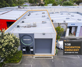 Factory, Warehouse & Industrial commercial property leased at 7/38 Thornton Crescent Mitcham VIC 3132