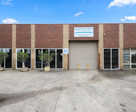 Factory, Warehouse & Industrial commercial property for lease at 12 Treforest Drive Clayton VIC 3168