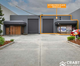Factory, Warehouse & Industrial commercial property leased at 2/7 Neutron Place Rowville VIC 3178