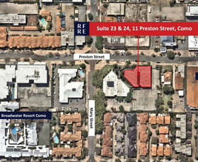 Offices commercial property leased at Suite23&24/11 Preston Street Como WA 6152