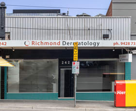 Shop & Retail commercial property for lease at 242-244 Swan Street Richmond VIC 3121