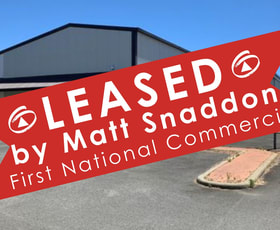 Factory, Warehouse & Industrial commercial property leased at 19 Trumper Drive Busselton WA 6280