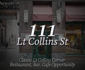 Hotel, Motel, Pub & Leisure commercial property for lease at 111 Little Collins Street Melbourne VIC 3000