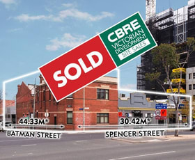 Development / Land commercial property sold at 405 - 409 Spencer Street West Melbourne VIC 3003