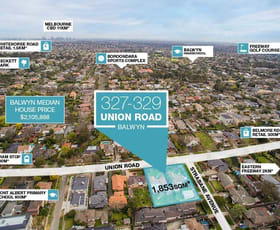 Development / Land commercial property sold at 327-329 Union Road Balwyn VIC 3103