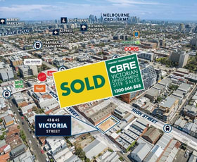 Development / Land commercial property sold at 43 & 45 Victoria Street Windsor VIC 3181