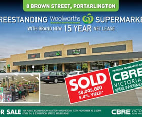 Shop & Retail commercial property sold at 8 Brown Street Portarlington VIC 3223