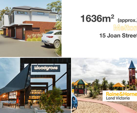 Development / Land commercial property sold at 15 JOAN ST Melton VIC 3337