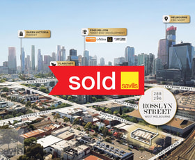 Development / Land commercial property sold at 288-296 Rosslyn Street West Melbourne VIC 3003