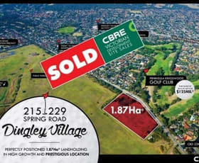 Development / Land commercial property sold at 215-229 Spring Road Dingley Village VIC 3172