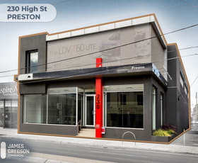 Showrooms / Bulky Goods commercial property sold at 230 High Street Preston VIC 3072