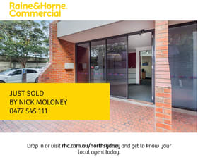 Medical / Consulting commercial property sold at Ground Floor Suite 1/98 Alfred Street South Milsons Point NSW 2061