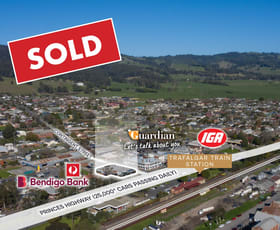 Offices commercial property sold at Shop 1 & 2/87 Princes Hwy & 2-4 Contingent St Trafalgar VIC 3824