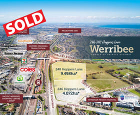 Development / Land commercial property sold at 246-248 Hoppers Lane (Cnr Princes Highway) Werribee VIC 3030