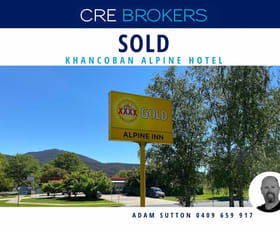 Hotel, Motel, Pub & Leisure commercial property sold at 1399 Alpine Way Khancoban NSW 2642