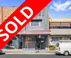 Shop & Retail commercial property sold at 212 Whitehorse Road Balwyn VIC 3103