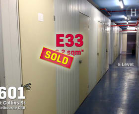 Other commercial property sold at E33/601 Little Collins Street Melbourne VIC 3000
