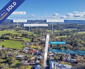 Development / Land commercial property sold at 108 Mount Barker Road Hahndorf SA 5245