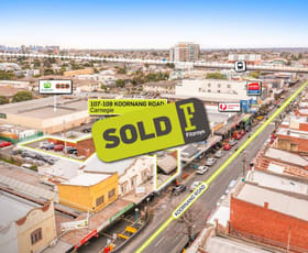 Shop & Retail commercial property sold at 107-109 Koornang Road Carnegie VIC 3163