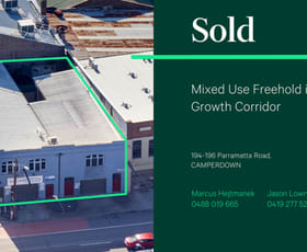 Development / Land commercial property sold at 194-196 Parramatta Road Camperdown NSW 2050