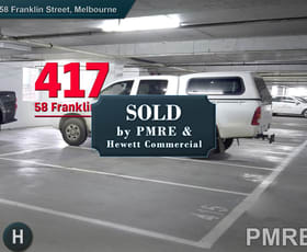 Parking / Car Space commercial property sold at 417/58 Franklin Street Melbourne VIC 3000