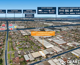 Factory, Warehouse & Industrial commercial property sold at 1/9-11 Murdock Street Clayton South VIC 3169