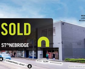 Showrooms / Bulky Goods commercial property sold at 399 Camberwell Road Camberwell VIC 3124