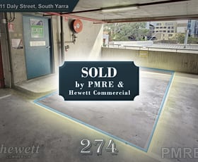 Parking / Car Space commercial property sold at 274/11 Daly Street South Yarra VIC 3141