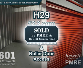 Other commercial property sold at H29/601 Little Collins Street Melbourne VIC 3000