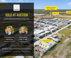 Factory, Warehouse & Industrial commercial property sold at 4/4 Packer Road Baringa QLD 4551