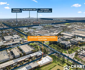 Factory, Warehouse & Industrial commercial property sold at 1/214-224 Wellington Road Clayton VIC 3168