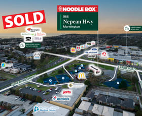 Shop & Retail commercial property sold at Noodle Box/968 Nepean Highway (Cnr Tyabb Rd) Mornington VIC 3931