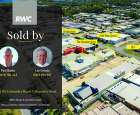 Factory, Warehouse & Industrial commercial property sold at 39 & 41 Caloundra Road Caloundra West QLD 4551