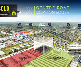 Development / Land commercial property sold at 1380-1388 Centre Road Clayton South VIC 3169