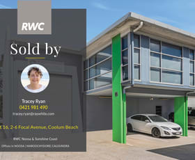 Factory, Warehouse & Industrial commercial property sold at Unit 16/2-6 Focal Avenue Coolum Beach QLD 4573
