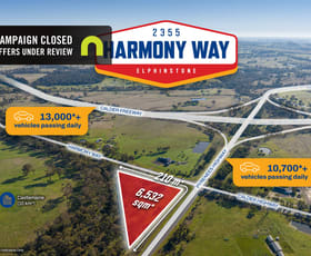 Development / Land commercial property sold at 2355 Harmony Way Elphinstone VIC 3448