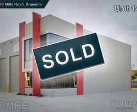 Factory, Warehouse & Industrial commercial property sold at 14/80 Mills Road Braeside VIC 3195