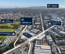 Development / Land commercial property sold at 80 Camberwell Road Hawthorn East VIC 3123