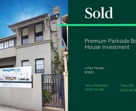 Hotel, Motel, Pub & Leisure commercial property sold at 4 Park Parade Bondi NSW 2026