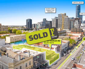 Development / Land commercial property sold at 91-93 Toorak Road South Yarra VIC 3141