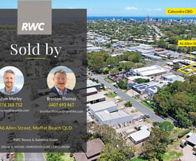 Development / Land commercial property sold at 46 Allen Street Moffat Beach QLD 4551
