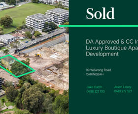 Development / Land commercial property sold at 99 Willarong Road Caringbah NSW 2229