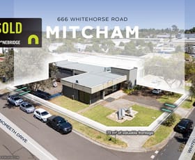 Factory, Warehouse & Industrial commercial property sold at 666 Whitehorse Road Mitcham VIC 3132