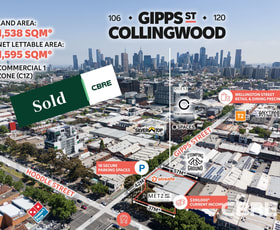 Offices commercial property sold at 106-120 Gipps Street Collingwood VIC 3066