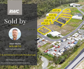 Development / Land commercial property sold at Lots 21- 22 Enterprise Circuit Maryborough QLD 4650